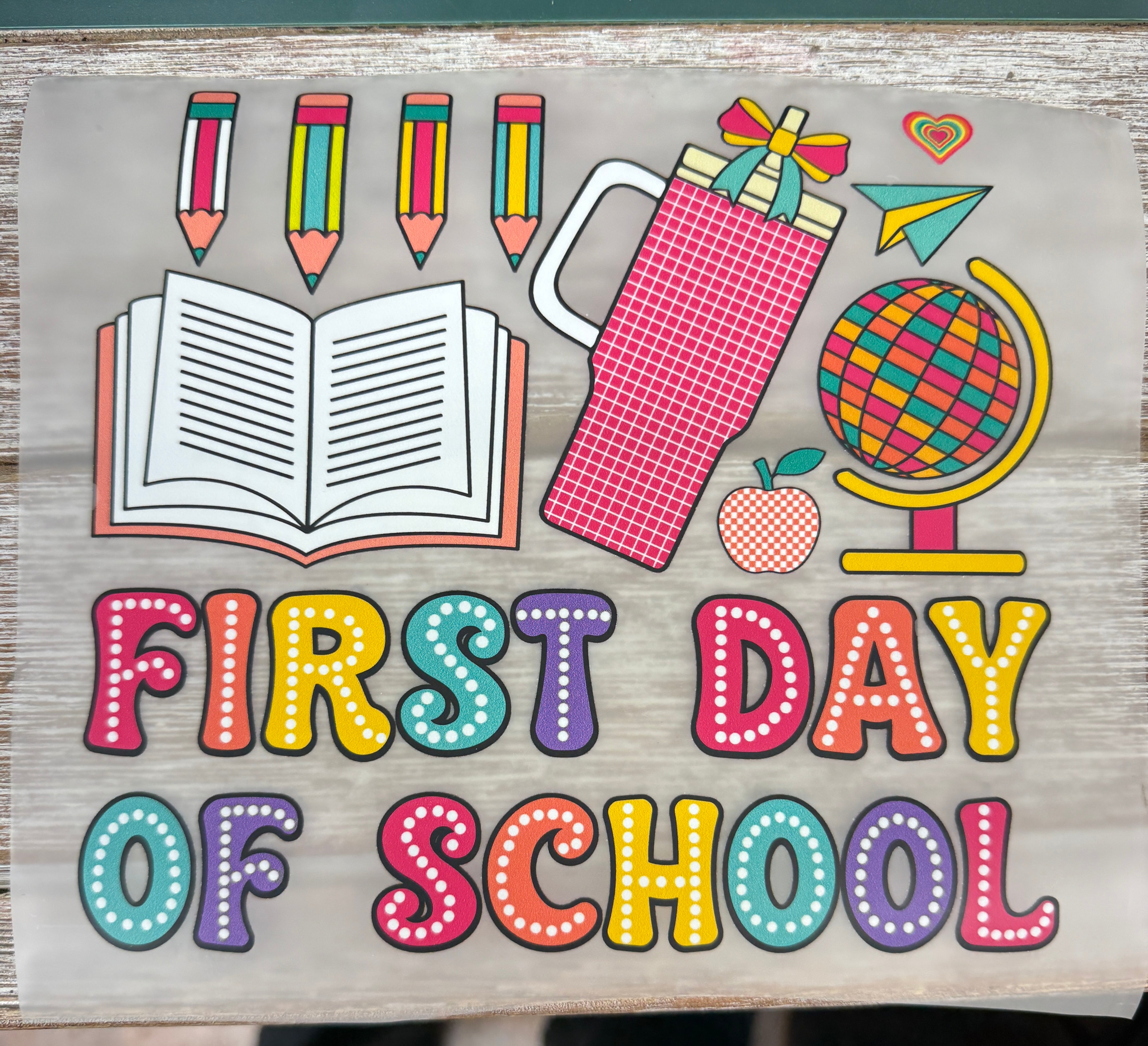 Back To School DTF Transfer