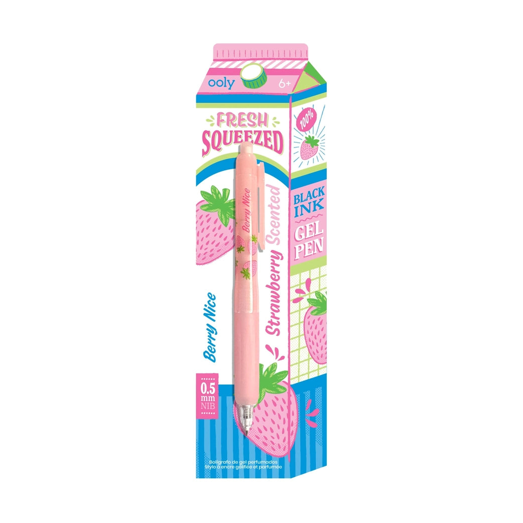 Fresh Squeezed Black Ink Scented Gel Pens