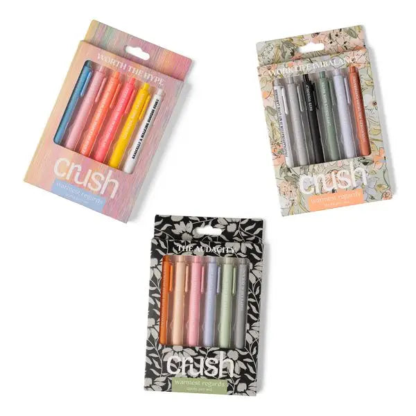 Crush Warmest Regards Quote Pen Set