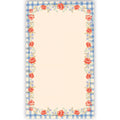 Floral Gingham Large Notepad