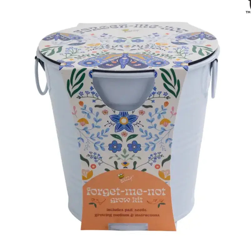 Painted Flower Grow Pail