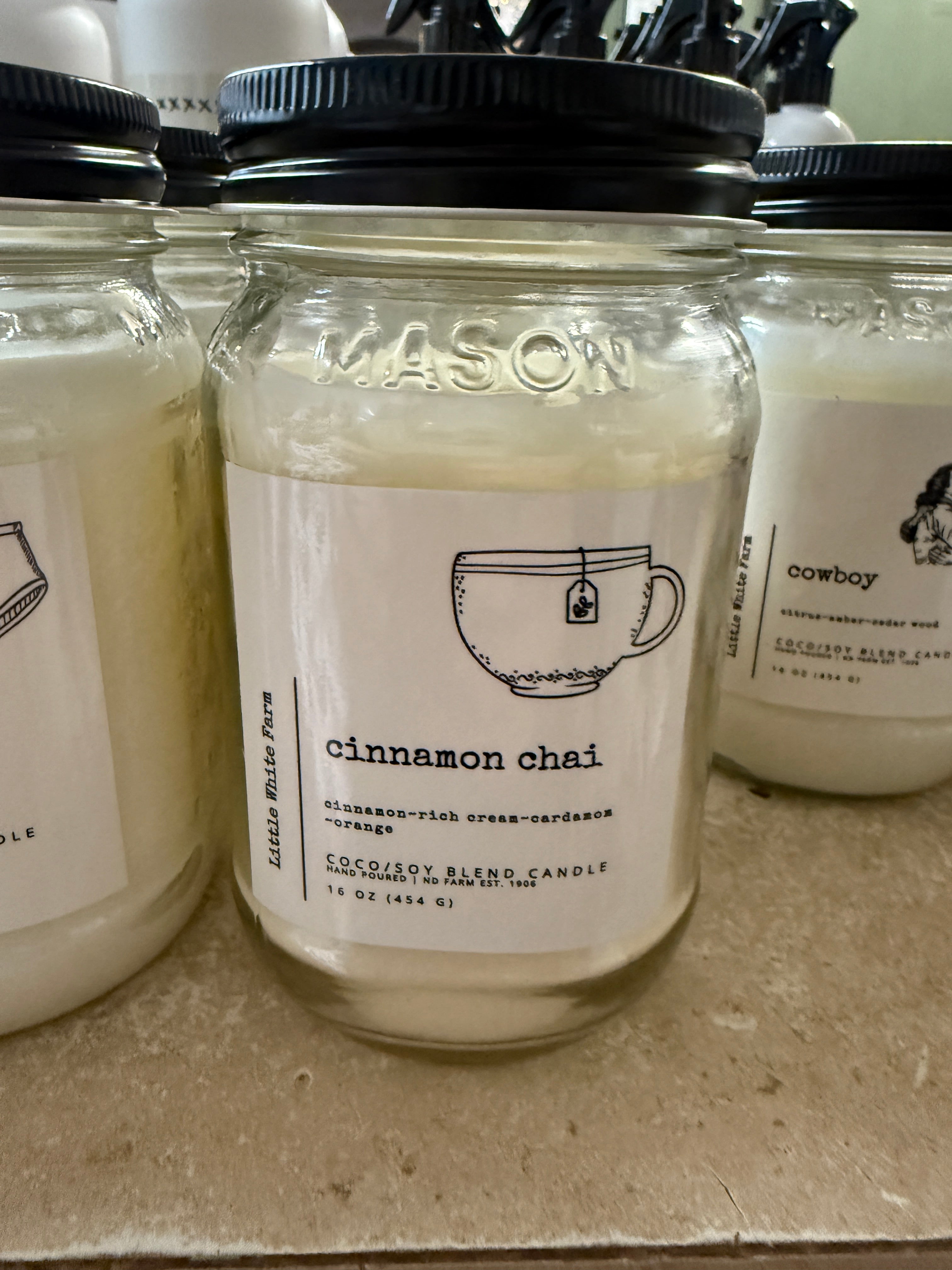 Little White Farm Candle