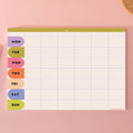 Monthly Planner Pad Bright Arches