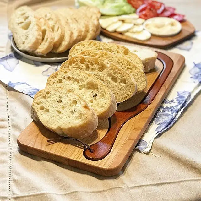 Alder Knife Board and Bread Slicer