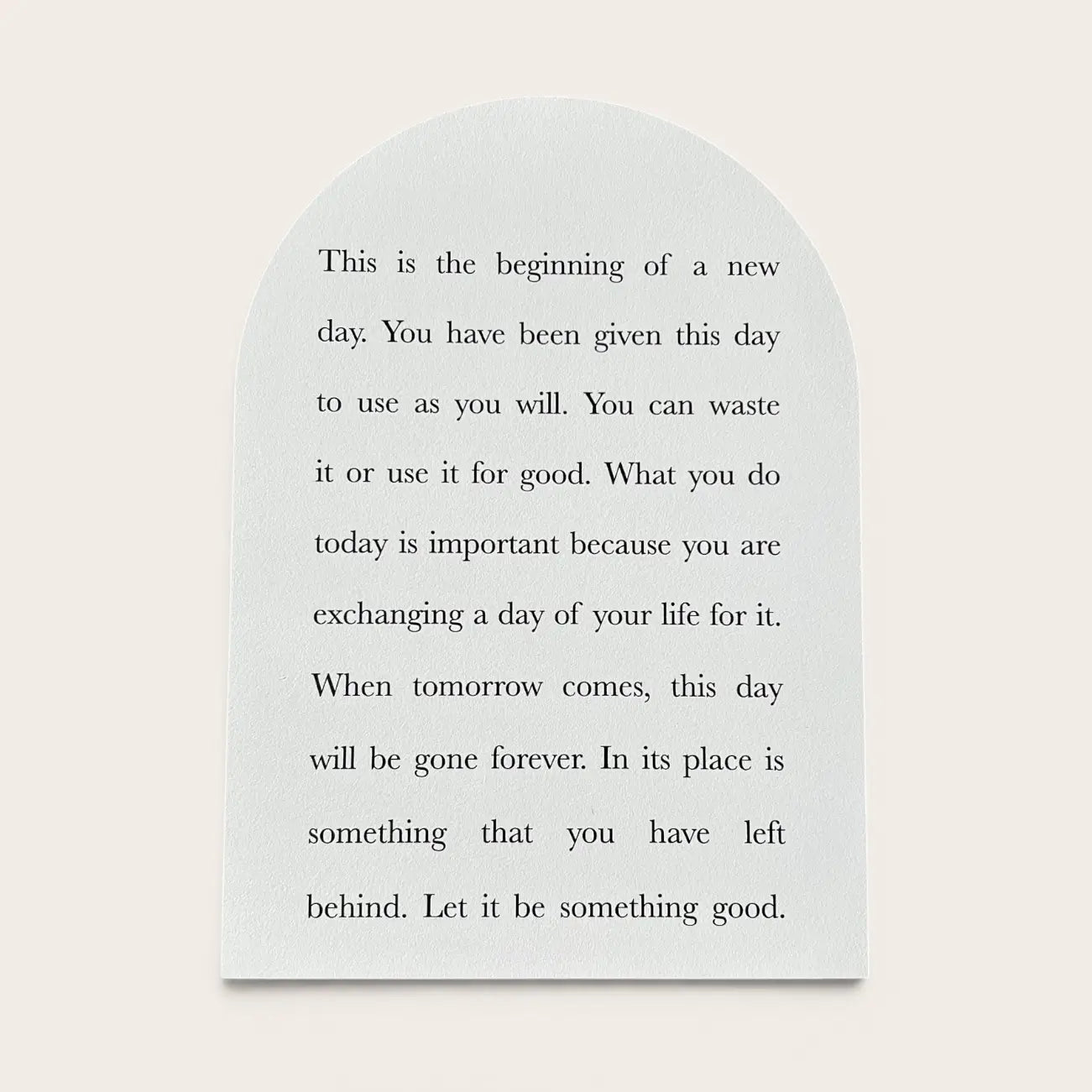 This is the Beginning