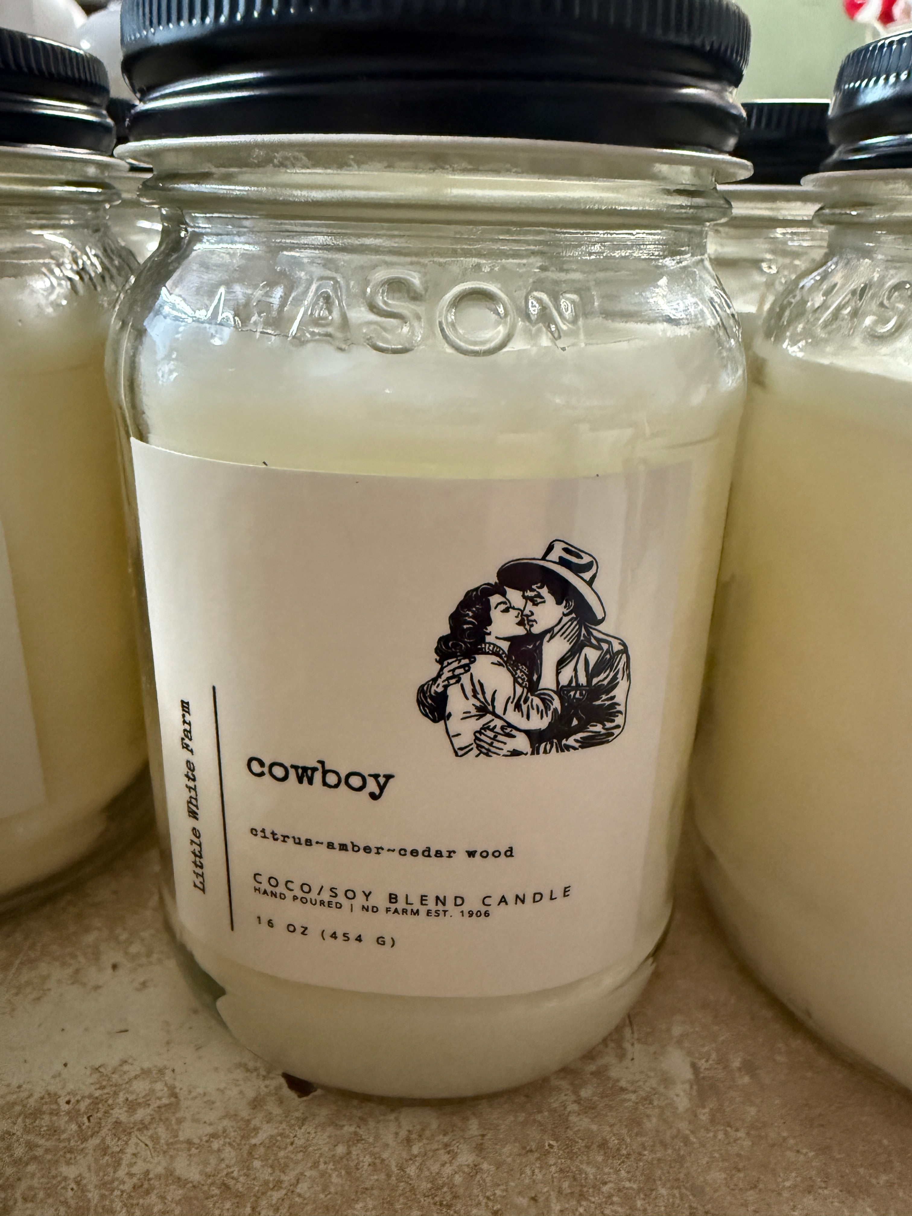 Little White Farm Candle