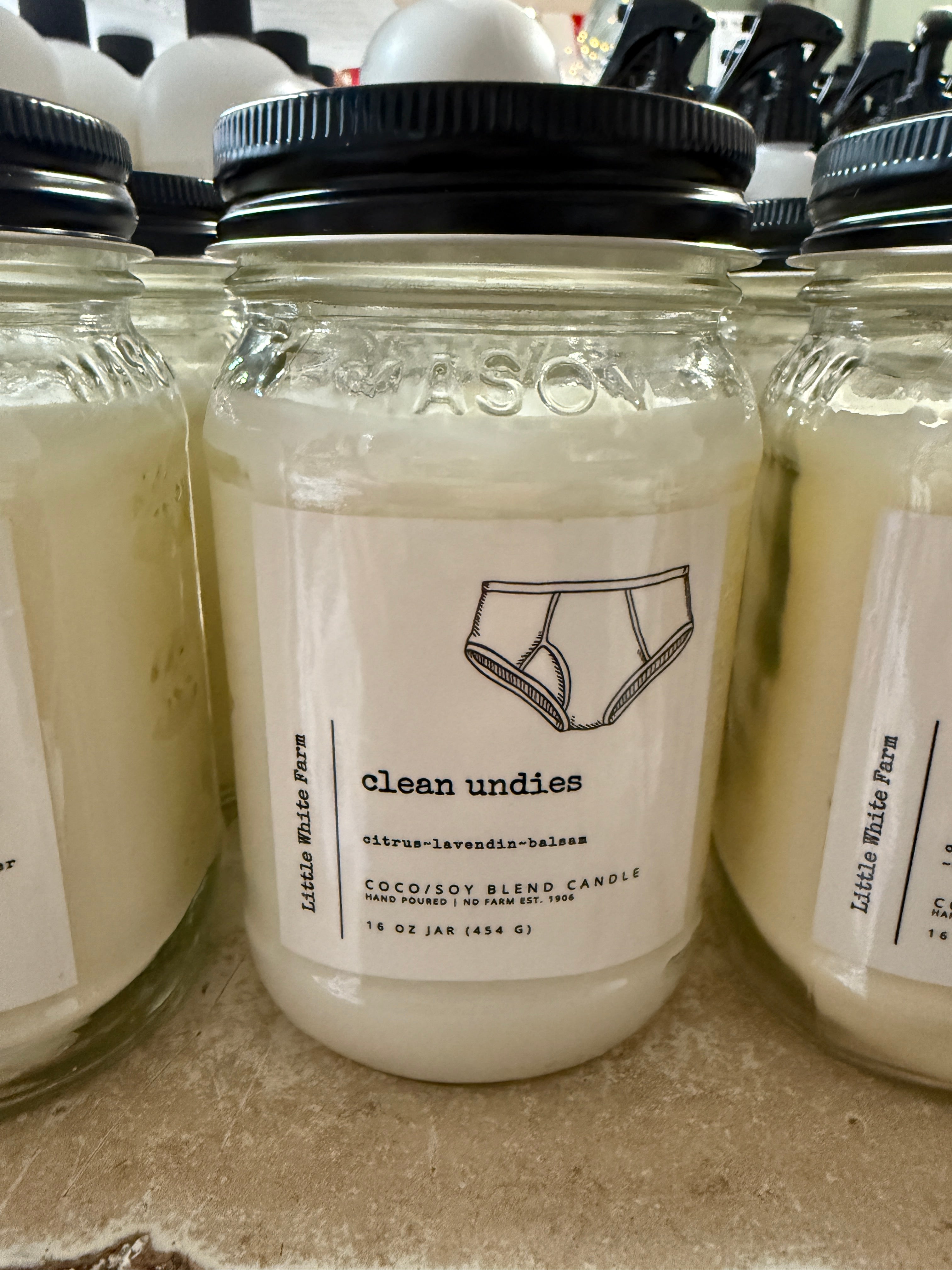 Little White Farm Candle