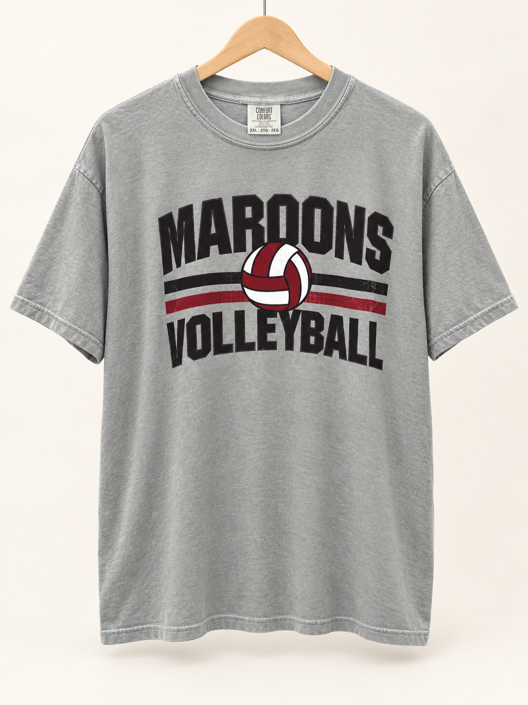 DC Maroons Comfort Colors Tee