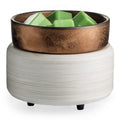 White Washed Bronze 2-in-1 Classic Warmer