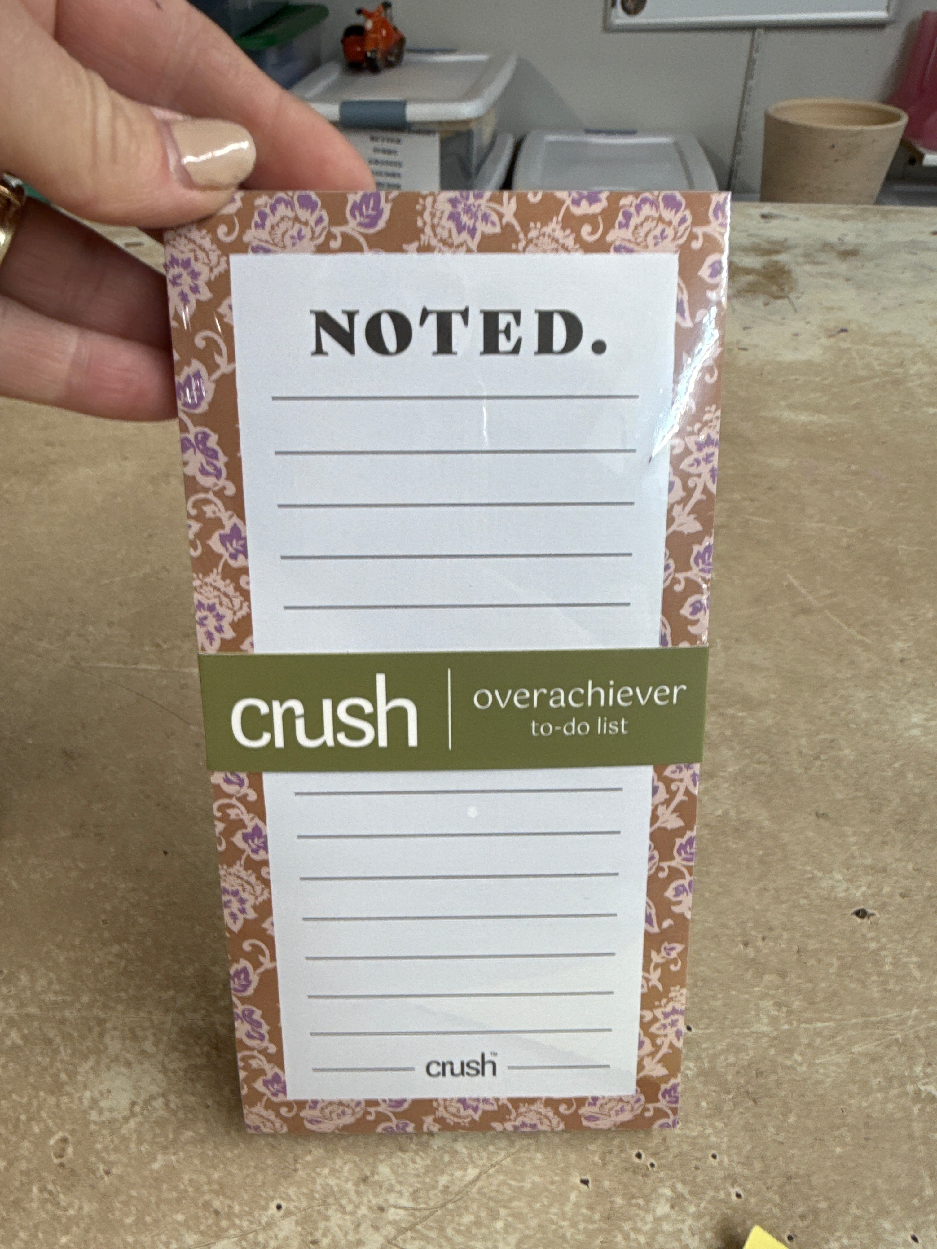 Crush Overachiever To-Do List
