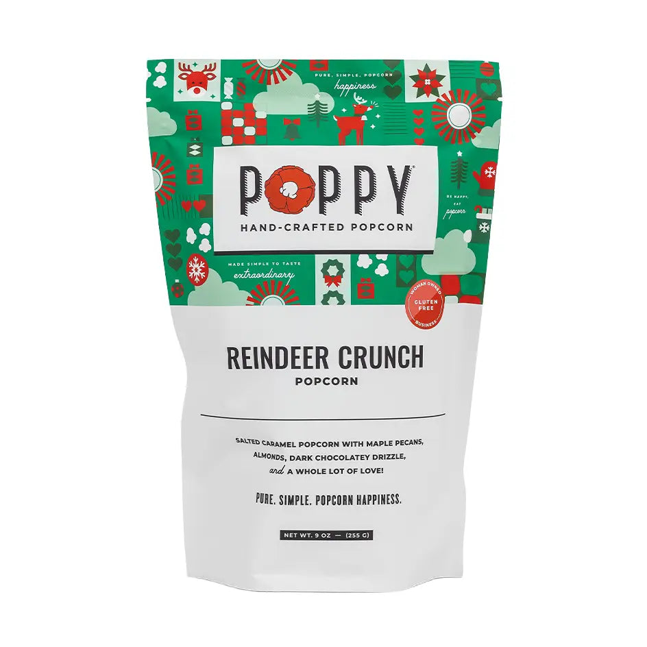 Holiday Poppy Hand Crafted Popcorn