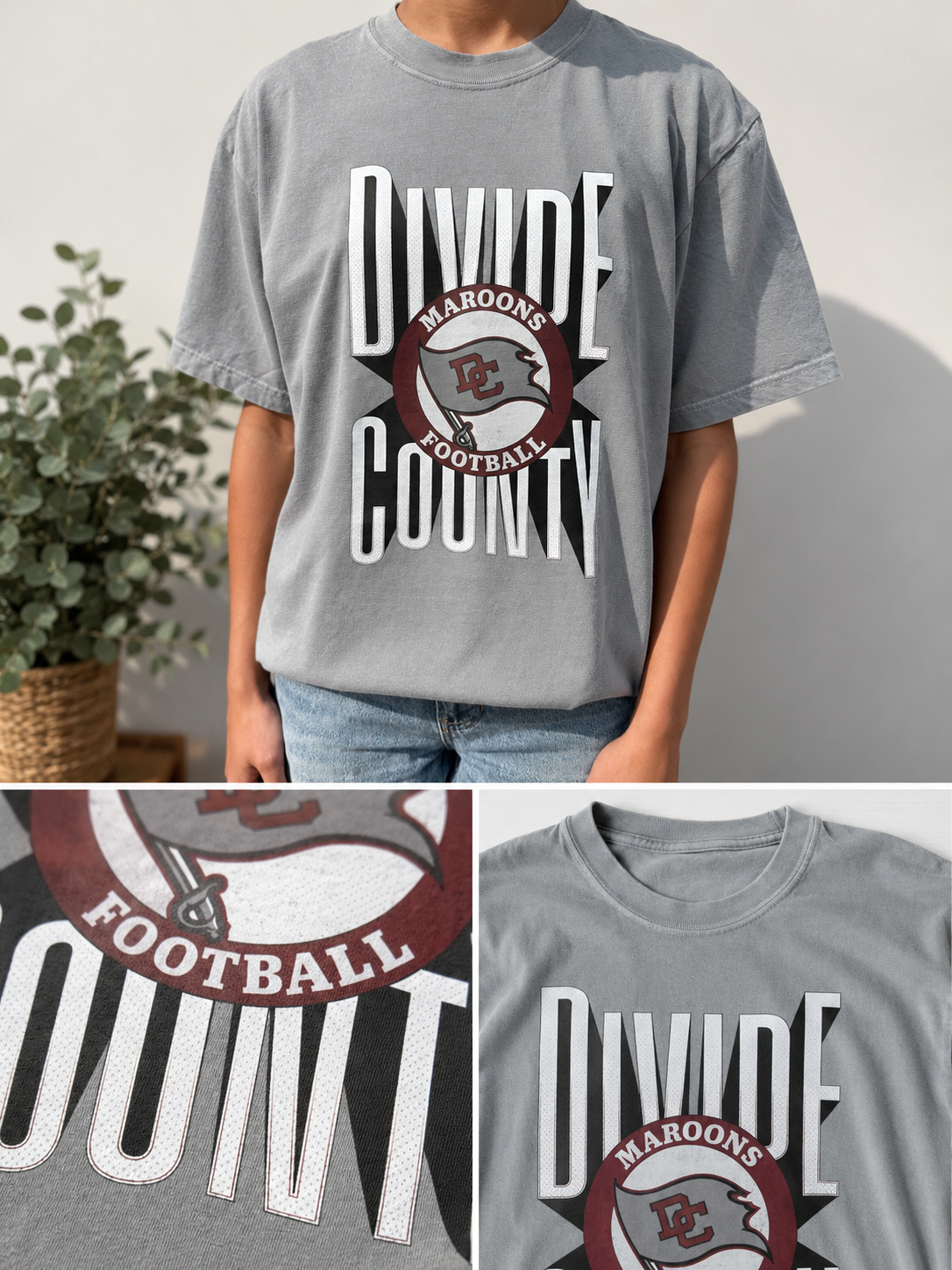 DC Maroons Football Flag Top
