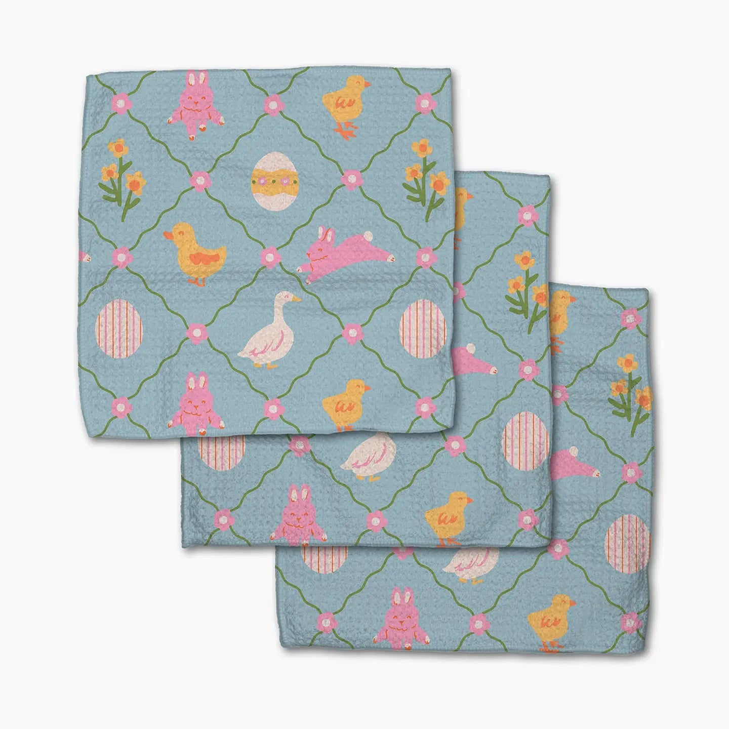Easter Geometry Dishcloth