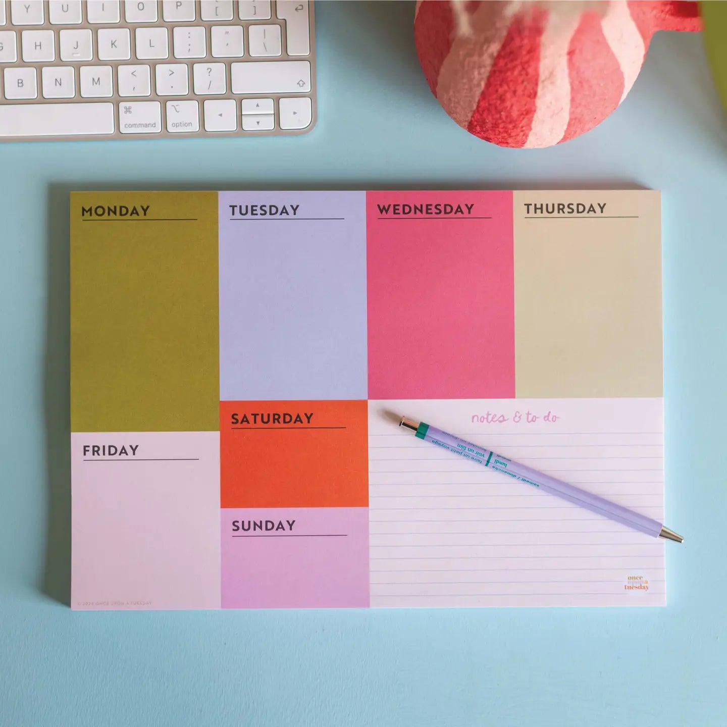 Weekly Planner Pad Block My Life