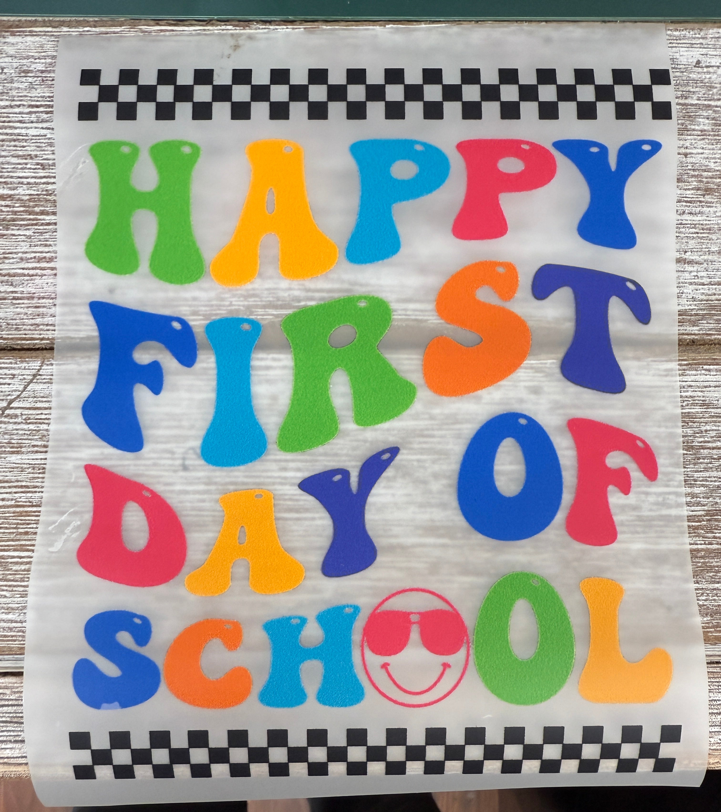 Back To School DTF Transfer