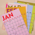 Large Monthly Undated A3 Wall Planner Bright