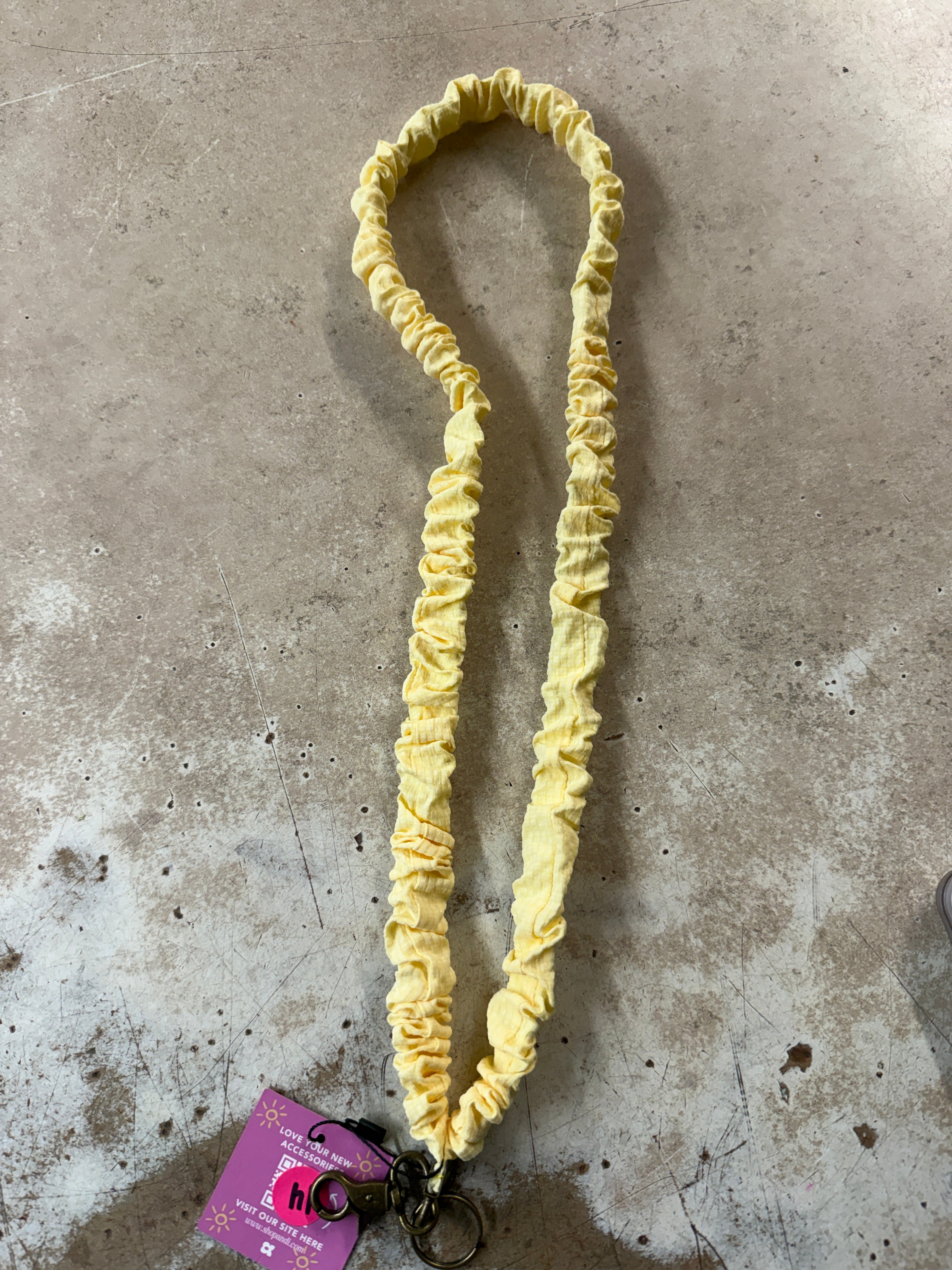 Andi Breakaway Scrunchie Lanyard