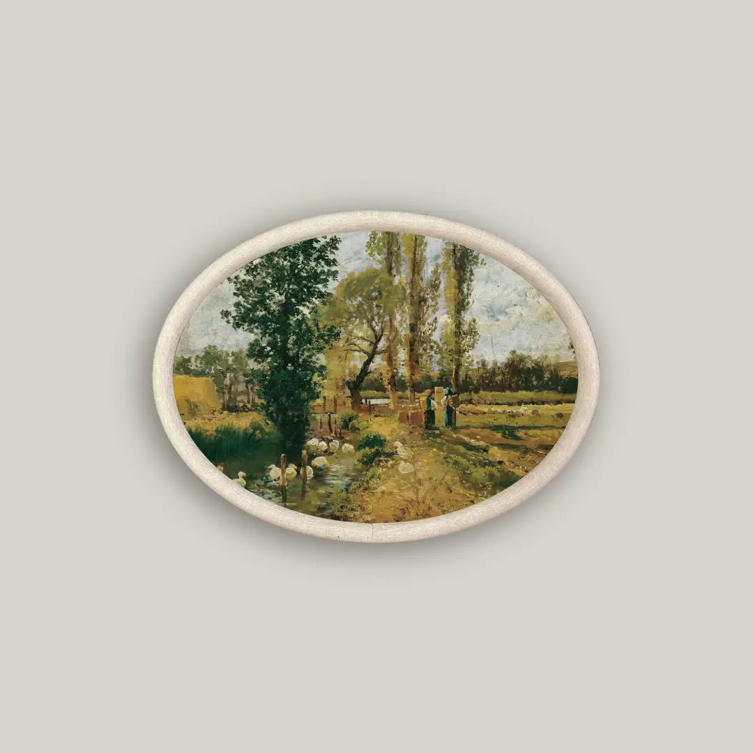 Duck Landscape Oval