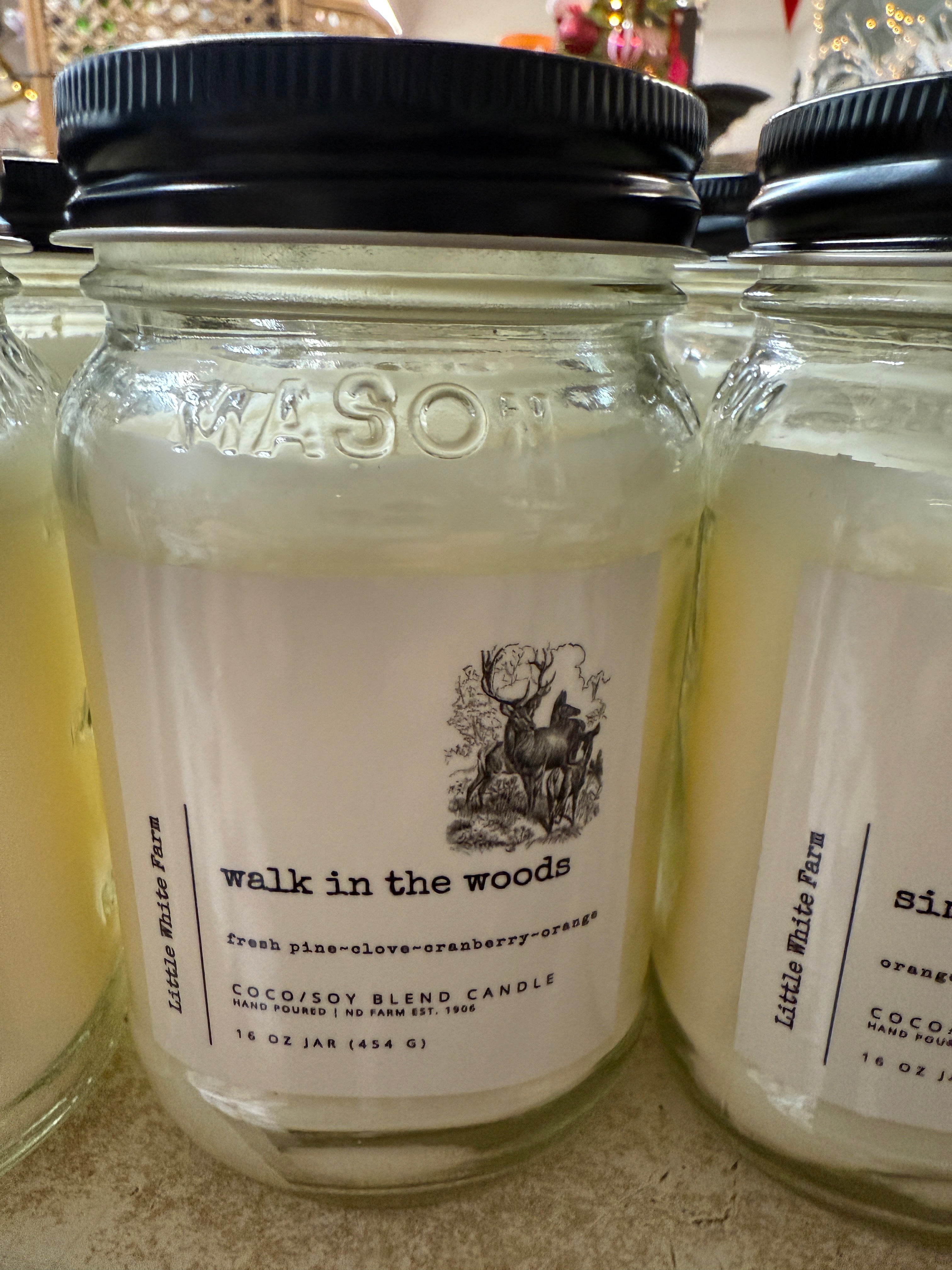 Little White Farm Candle