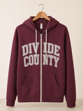 DC Maroons Bella Canvas Zip Up