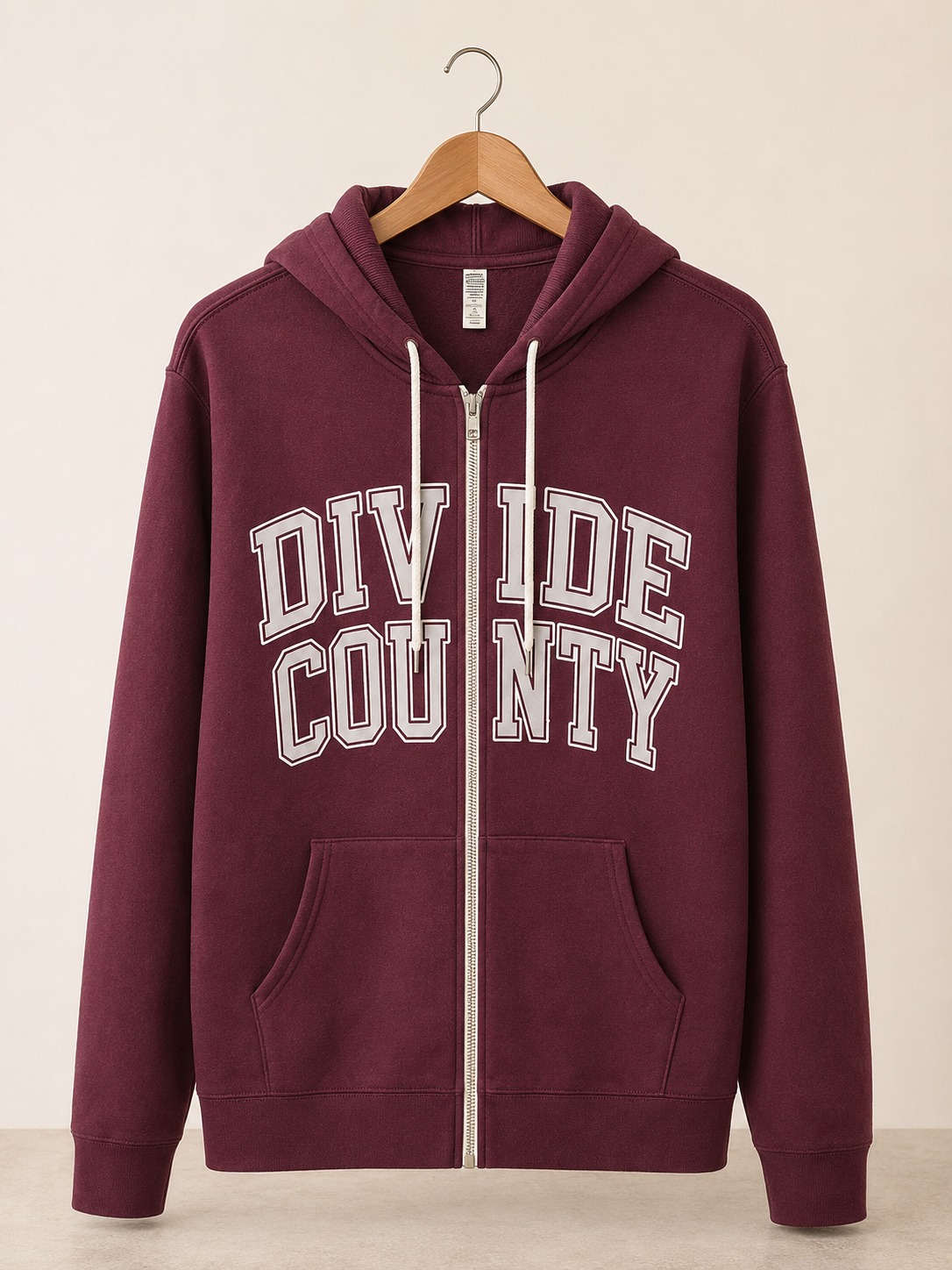 DC Maroons Bella Canvas Zip Up