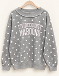 DC Maroons Polka Dot Crewneck