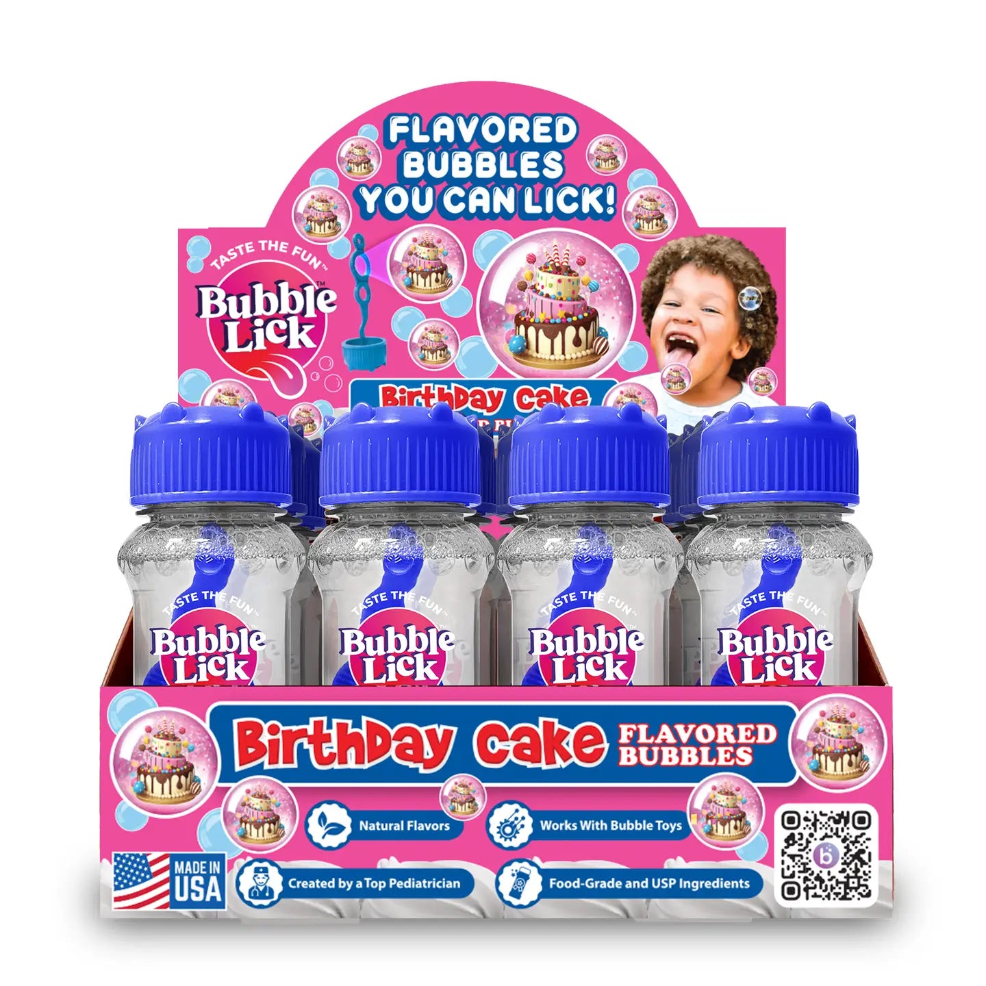 Bubblelick™ Birthday Cake Bubbles