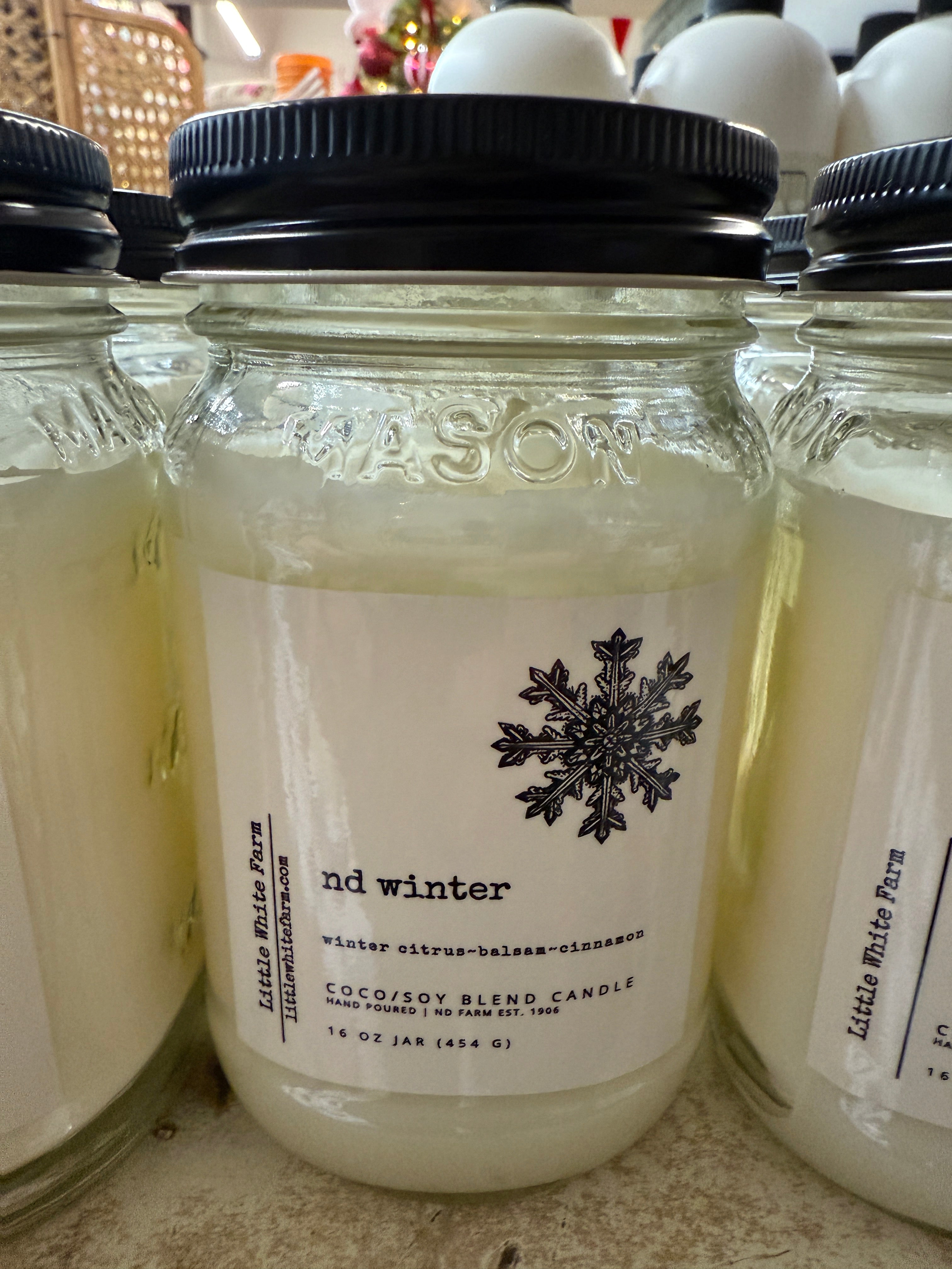 Little White Farm Candle
