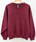 DC Maroons Embossed Crewneck