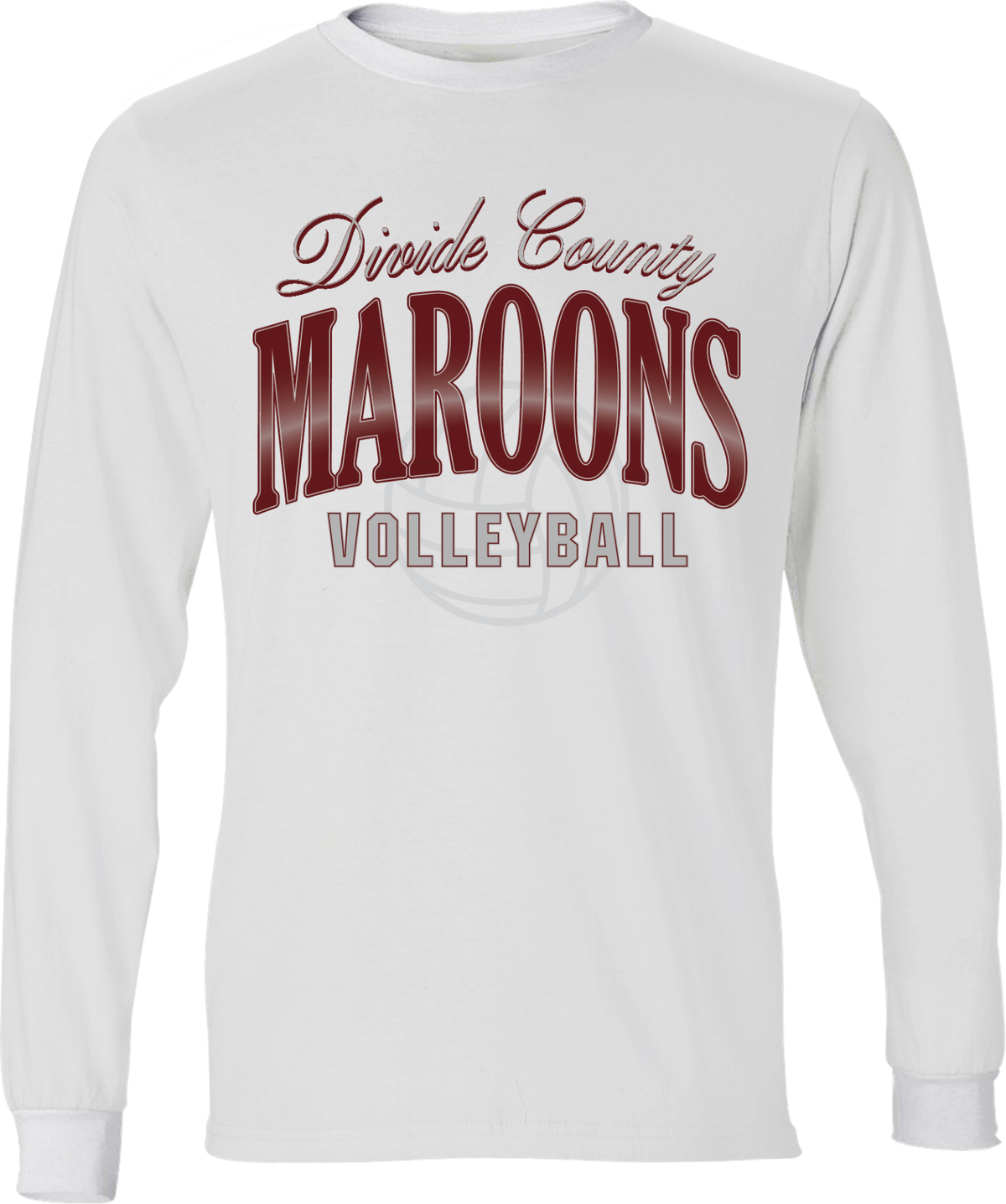 DC Maroons Volleyball DTF Transfers