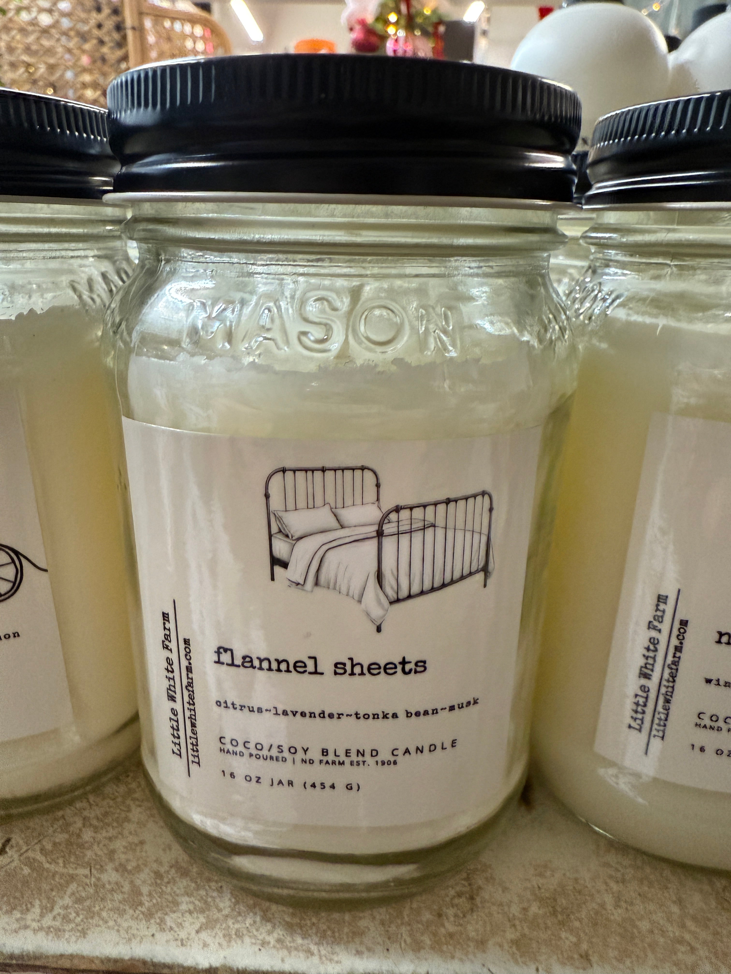 Little White Farm Candle