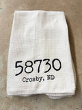 Zip Code Towel