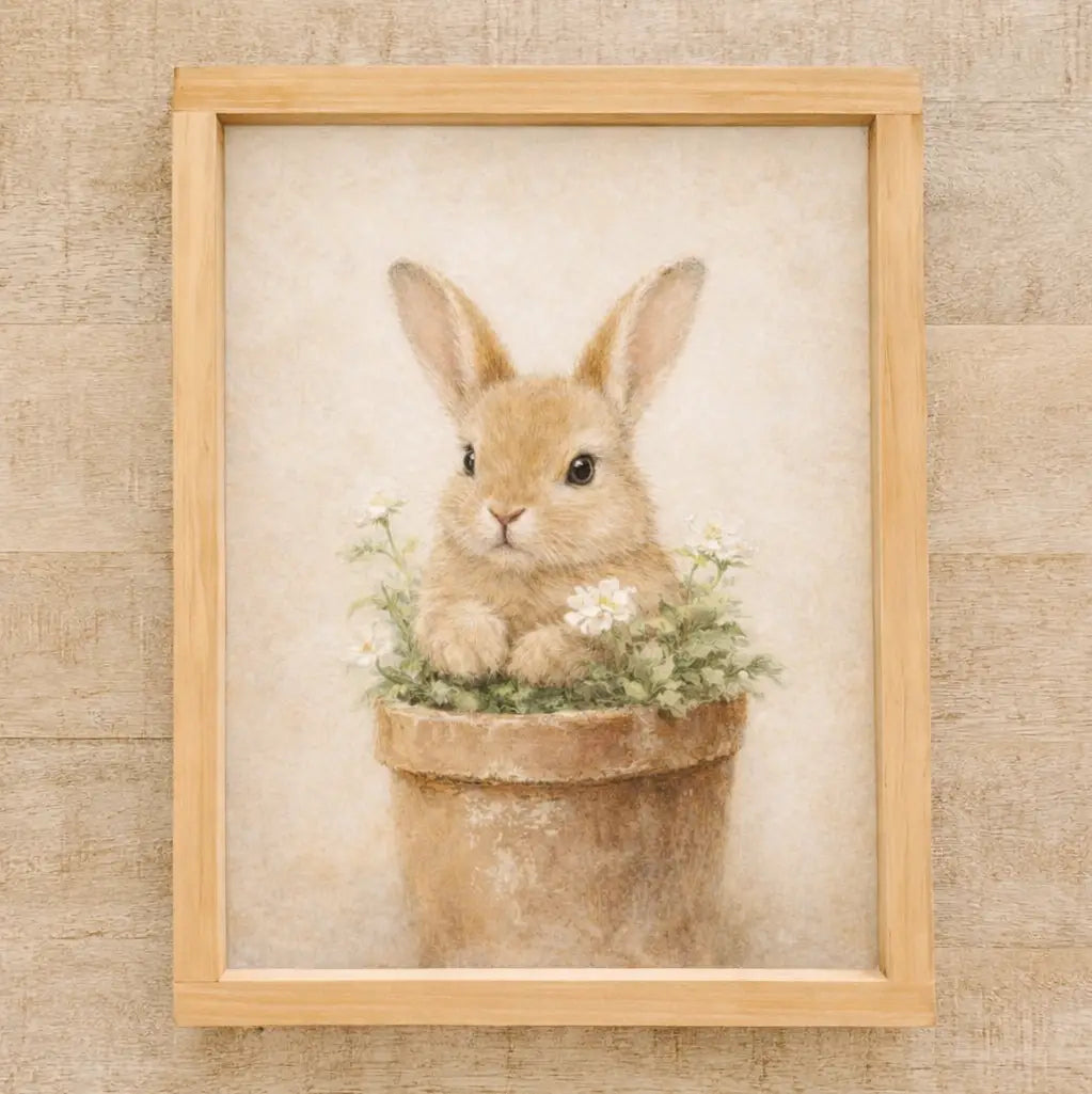 Bunny in Flower Pot