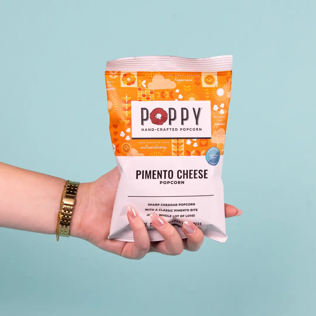 Poppy Hand Crafted Popcorn Snack Bag