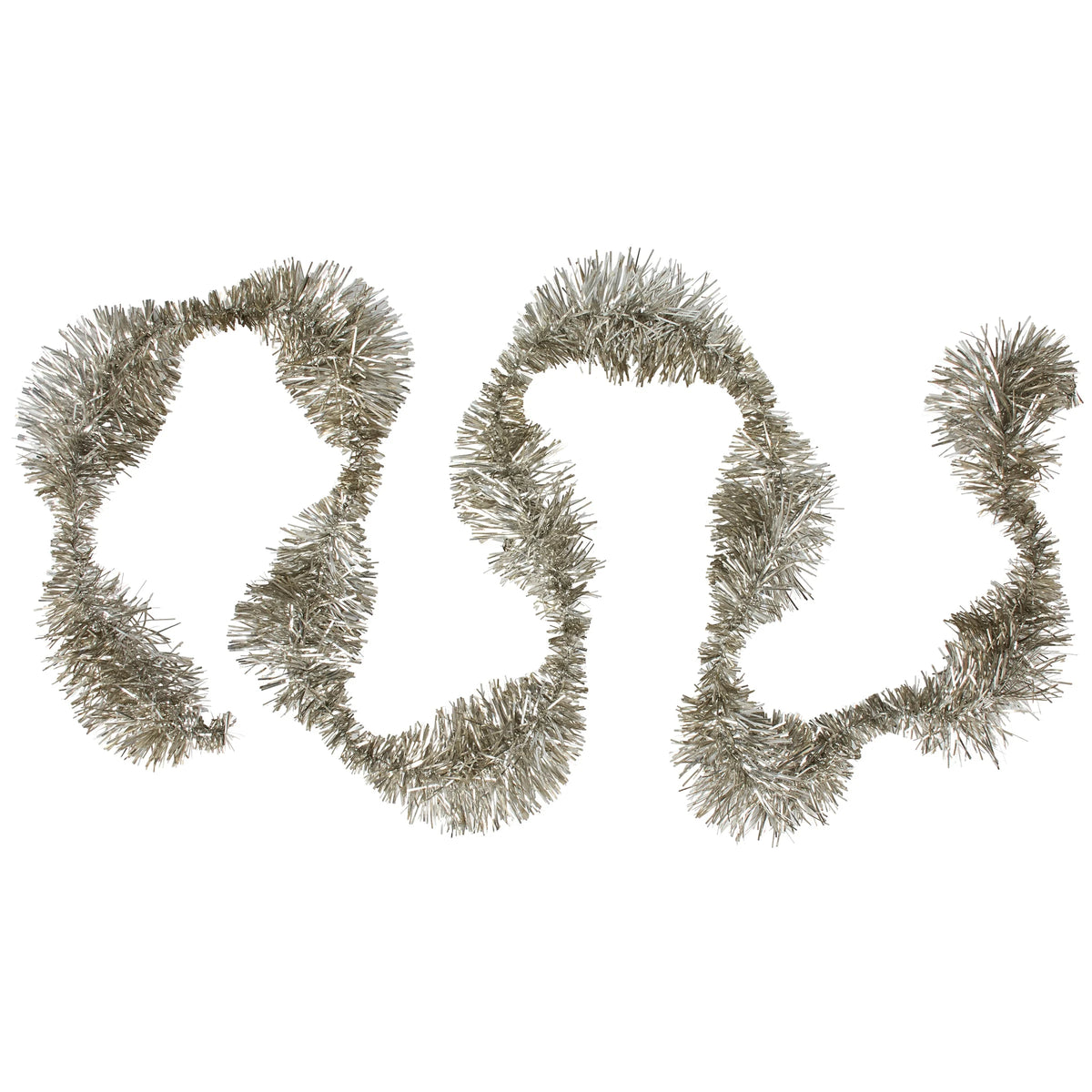 Silver Tinsel Garland