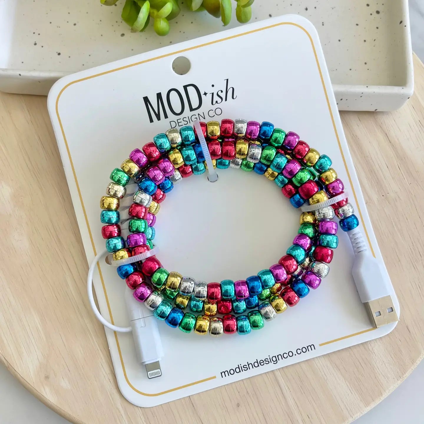 Beaded Phone Charger