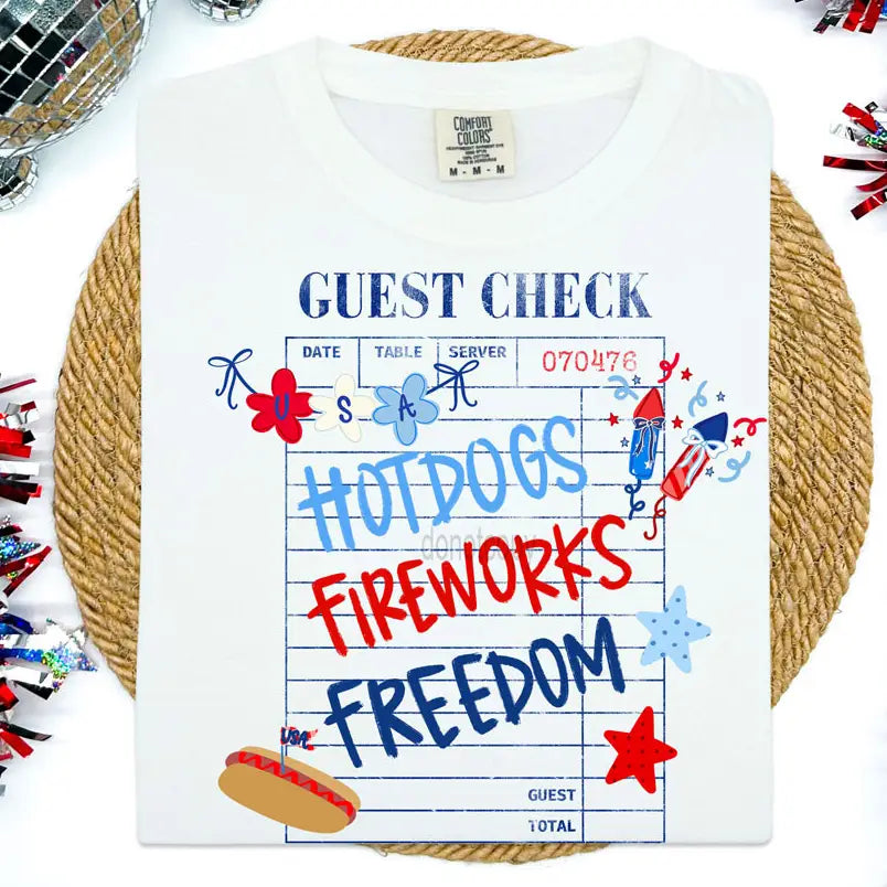4th of July DTF Transfers