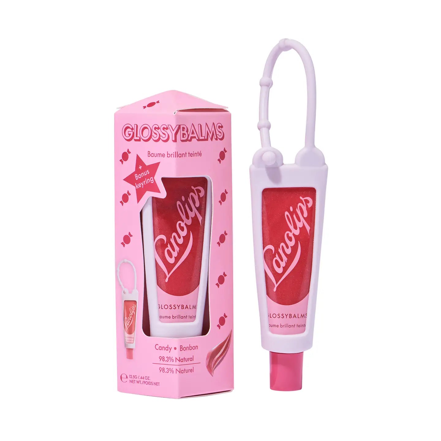 Glossybalm Candy Keyring Bauble