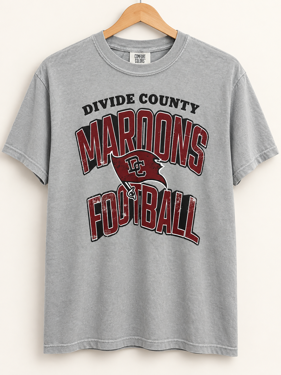 DC Maroons Comfort Colors Tee