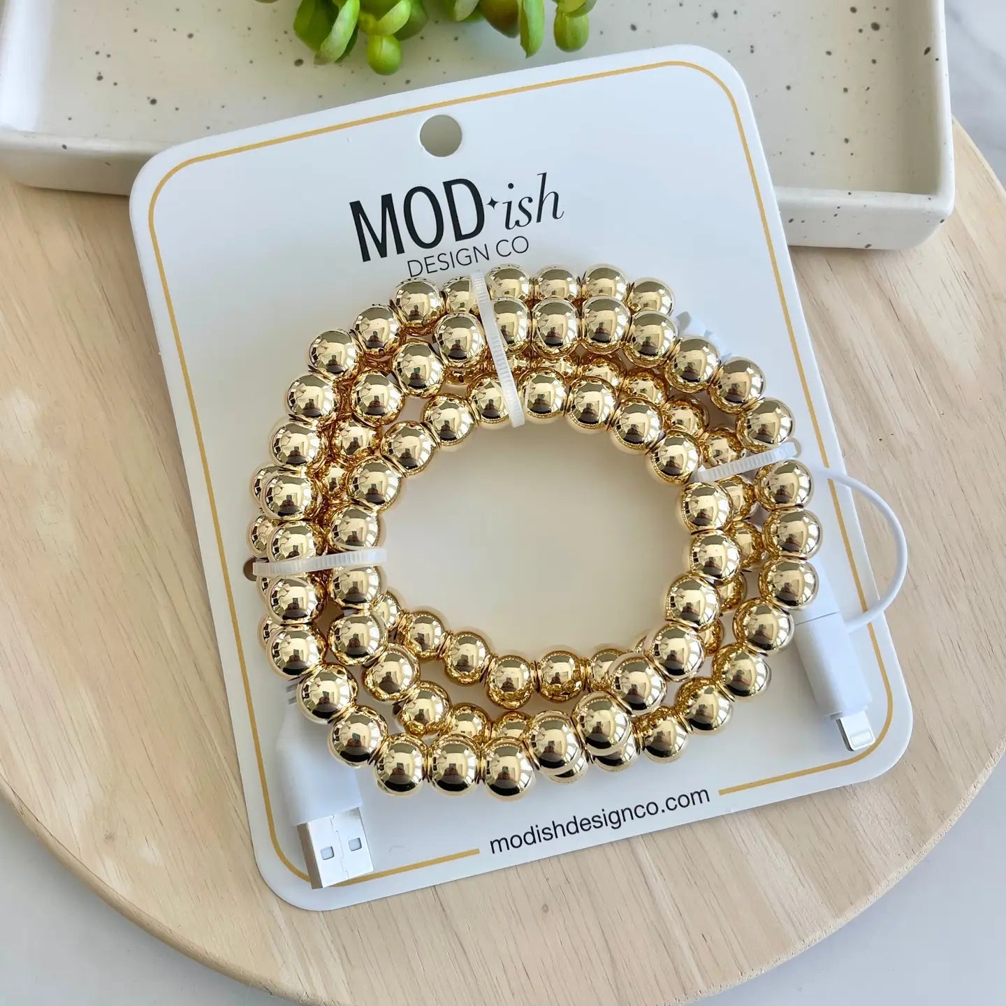 Beaded Phone Charger