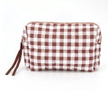 Gingham Quilted Puffer Bag
