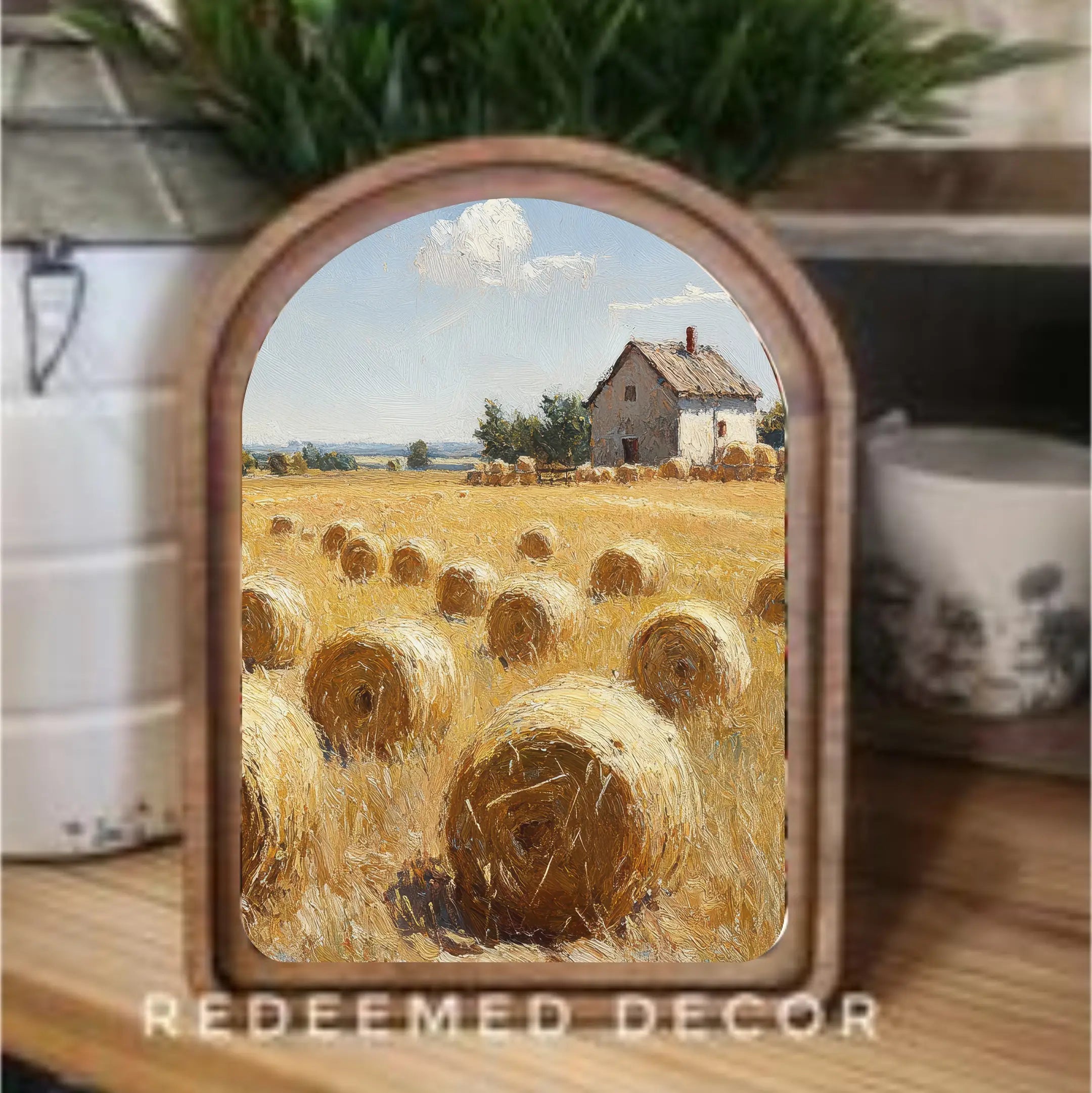 Arch Top Framed Art