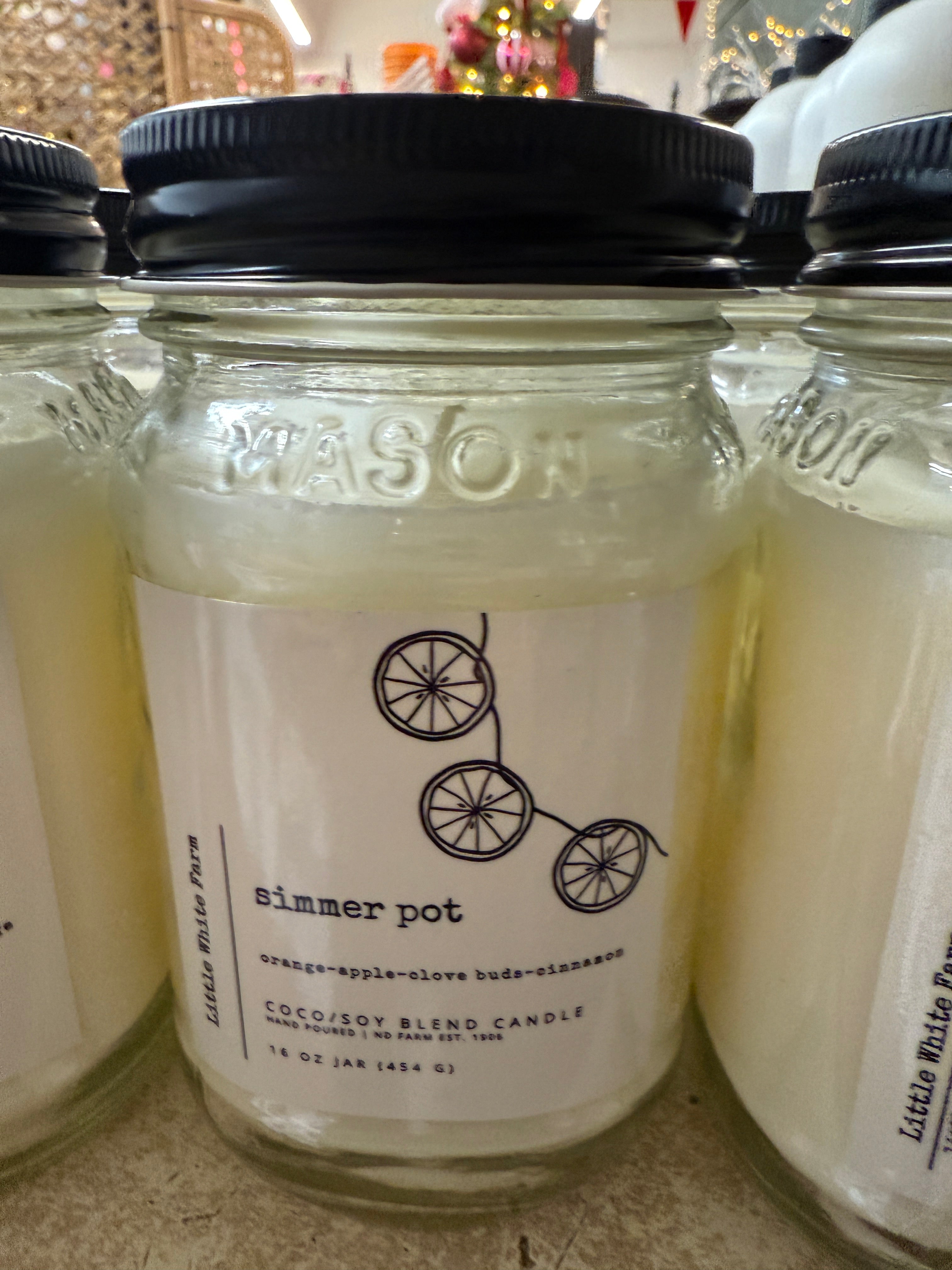 Little White Farm Candle