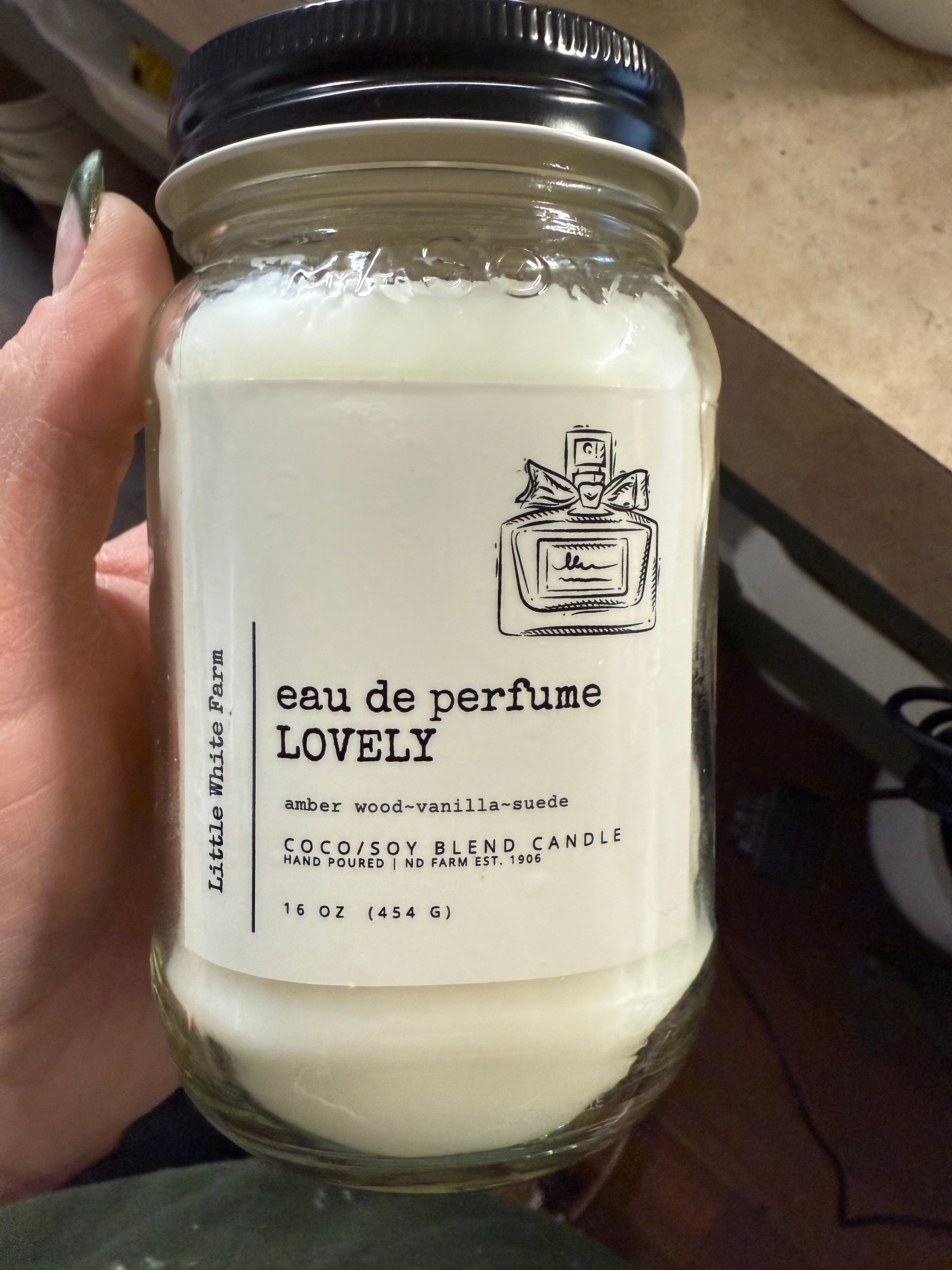 Little White Farm Candle