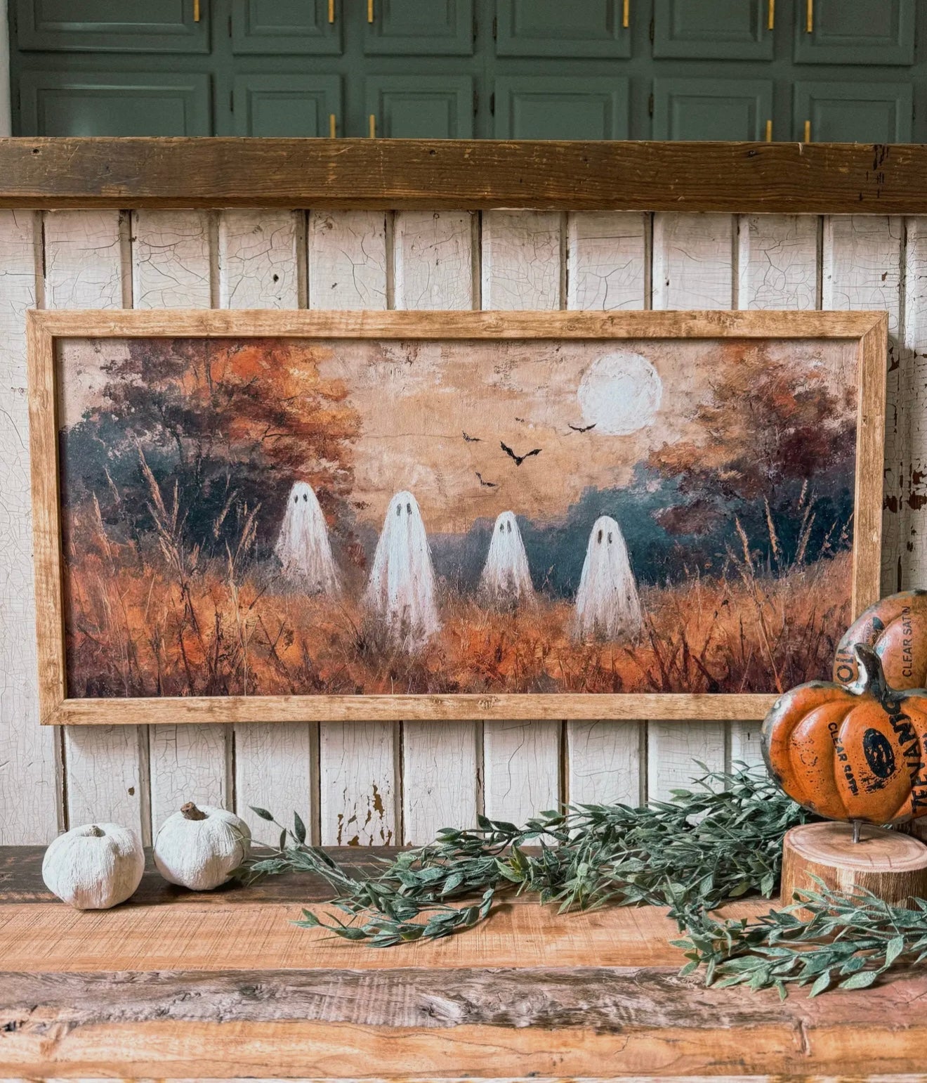 Fall Ghosts in Field