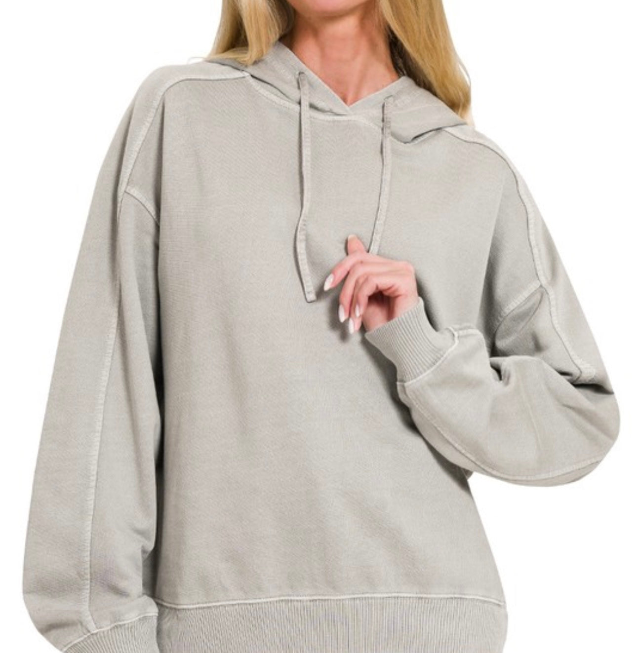 Zenana Terry Hoodie