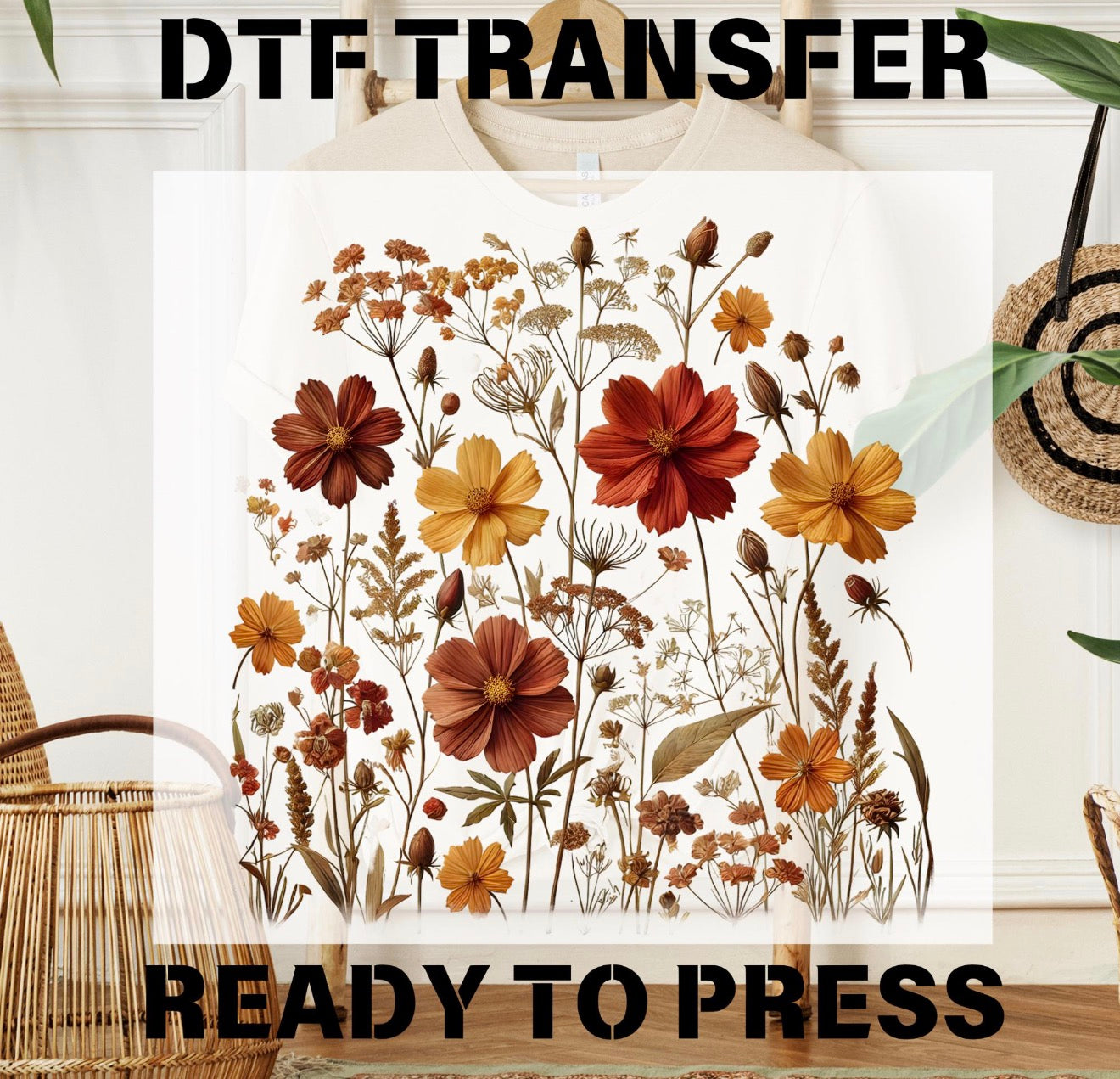 Plants/Flowers/Gardening DTF Transfers