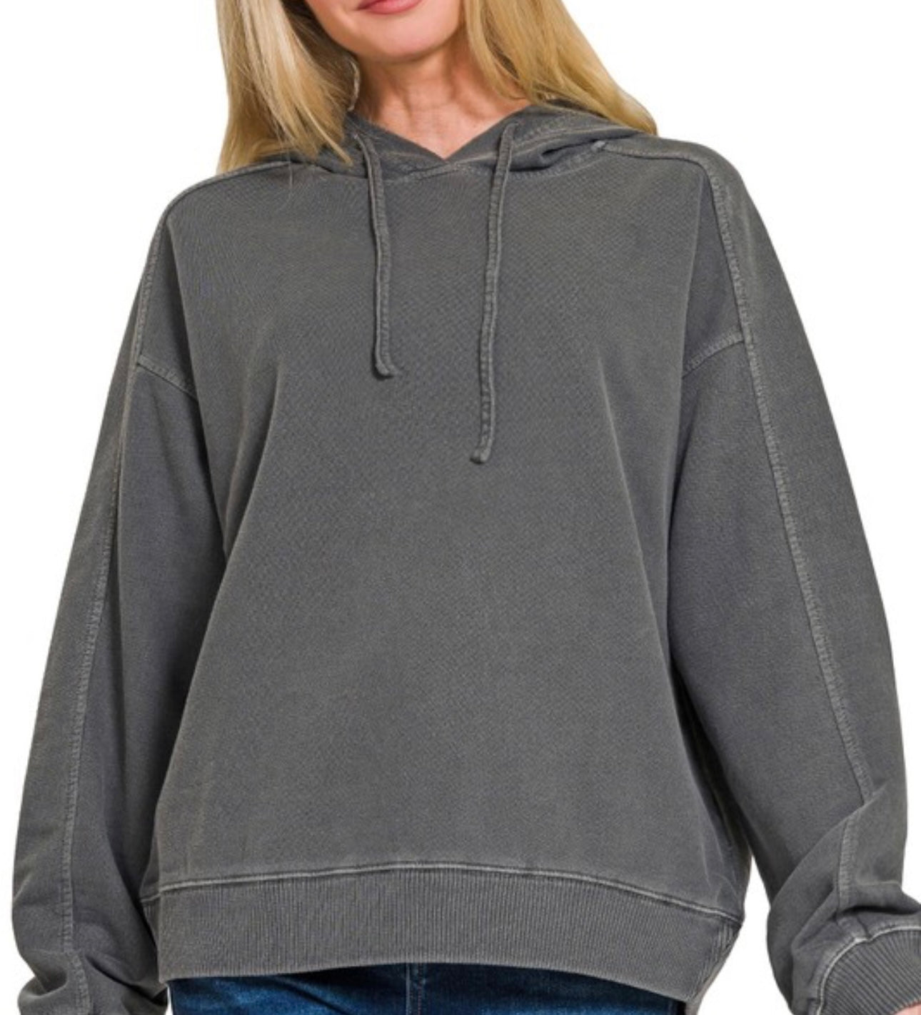 Zenana Terry Hoodie