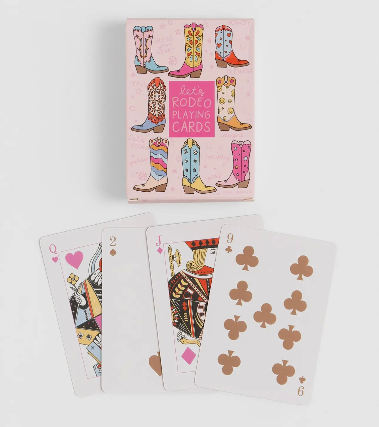 Cowgirl Boot Deck of Cards