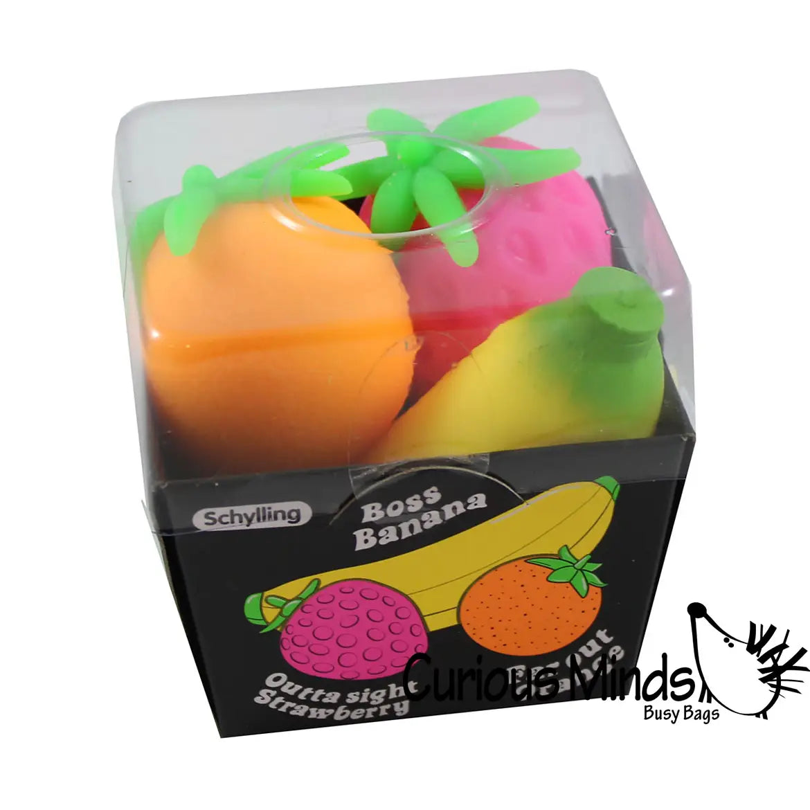 Nee Doh Fruit Basket Soft Fluff- Filled Squeeze Stress